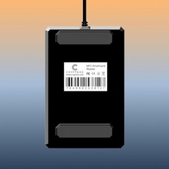 Contactless NFC Smart Card Reader – USB Type-C & Type-A, ISO 14443, Mifare® Comp