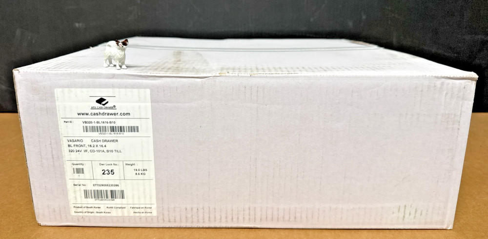 APG Vasario Cash Drawer 5 bill 8 coin VB320-1-BL1616-B10 ✅❤️️✅❤️️ BRAND NEW!!!!!