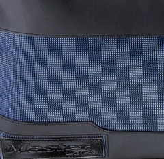 Locking Zippered BANK MONEY BAG 2 Keys BLUE cash Night Deposit MASTER LOCK 7120D