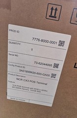 New NCR CX3 Windows 15.6″ POS Touchscreen System Dual Core, 120GB SSD 8GB, No OS