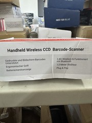 Tera Wireless CCD 1D Barcode Scanner T5100C USB 2.4GHz Wireless & Bluetooth