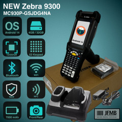 NEW ZEBRA MC9300 Android 14 Barcode Scanner 1D/2D/QR MC930P-GSJDG4NA w Charger