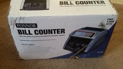 Ponnor Portable Electric Money Bill Counter Machine With UV MG MT IR DD AL-5100