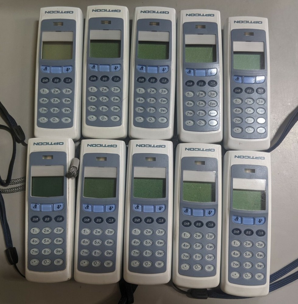 Lot of 10x Opticon OPL-9728-1MB Data Collection Portable Barcode Scanner