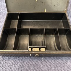 Vintage ASCO Steelmaster Metal Lock Cash Box W Cash Drawer No Key – Art Steel Co