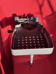 DOWNEY JOHNSON COIN COUNTING MACHINE MODEL 381 GOOD USED WORKING CONDITION CRANK