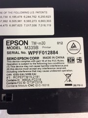 Epson M335B POS 3″ Receipt Mobile Thermal Label Printer TM-m30, WORKING QTY