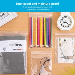 100pcs 3 x 7 Inch (8X18cm) Clear 2.4 Mil Resealable Zipper Shipping Bags Poly…