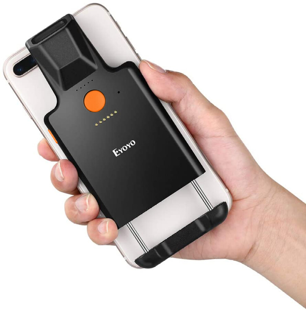 Eyoyo 1D Back Clip Barcode Scanner fit Android iOS System 1D Barcode Scanning