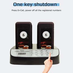 Wireless Guest Paging System CTP301 16 Pagers Restaurant Waiter Calling Pager