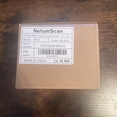 Netum Scanner, Black, Model NSL3