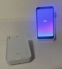 STRIPE Reader S700 card reader with STRIPE charging Dock Included pre-owned