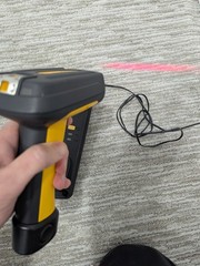 (3) Datalogic 7000BT Scanners With Base Stations/AC Power Cord/Ethernet USB