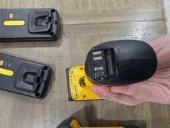 (3) Datalogic 7000BT Scanners With Base Stations/AC Power Cord/Ethernet USB
