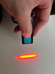 Unitech MS910+ Wireless Pocket CCD Barcode Scanner Black Light Blue