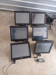 12 Lot NCR 7754/7734 & Radiant Systems POS Touchscreen Boots To Windows As Is