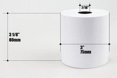 3-1/8″ x 230′ THERMAL POS RECEIPT PRINTER ROLL PAPER BPA FREE USA 50 ROLLS