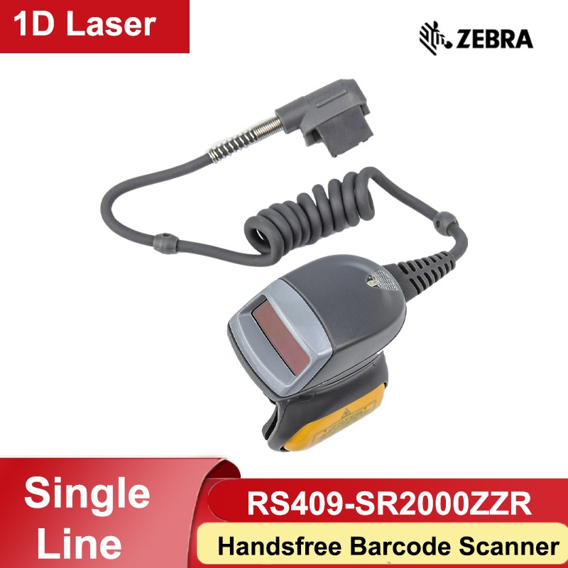Zebra Symbol RS409-SR2000ZZR 1D Corded Wearable Ring Scanner for WT4090 WT41N0