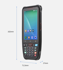 Handheld POS Android 10.0 PDA Terminal 1D/2D/QR Barcode Scanner Support 2/3/4G