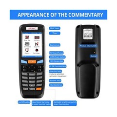 1D 2D Portable Inventory Scanner,JRHC Collector Counter 2.4G Wireless Barcode…