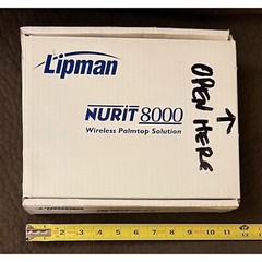Lipman Nurit 8000 POS Credit Card Terminal Wireless Palmtop Solution Machine