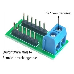 10PCS 2×6 Position Terminal Block Distribution Module,2-Pin Screw Terminal to…