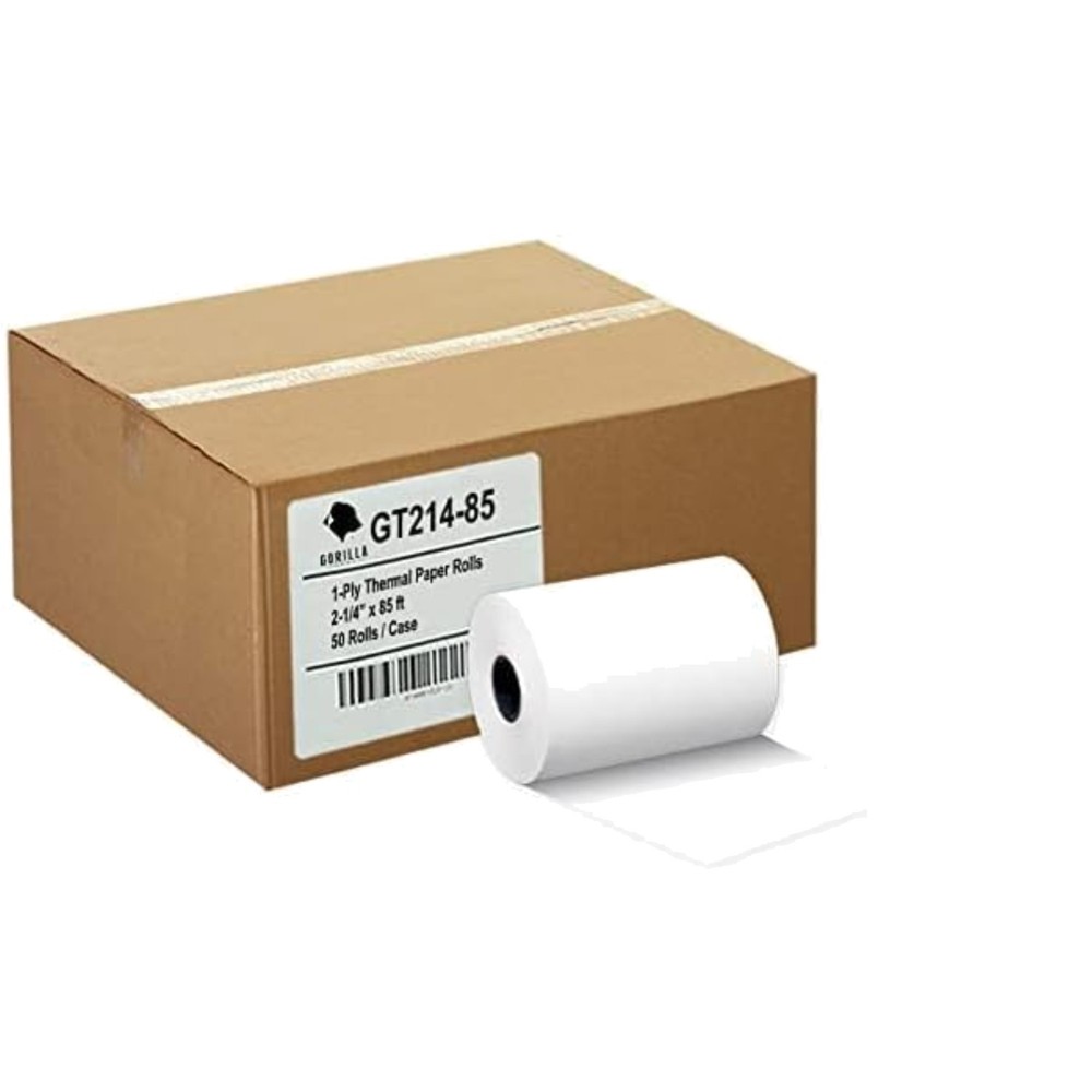 Quality 50 Count Thermal Paper Rolls 2 1/4 x 85′ – Compatible with Clover POS