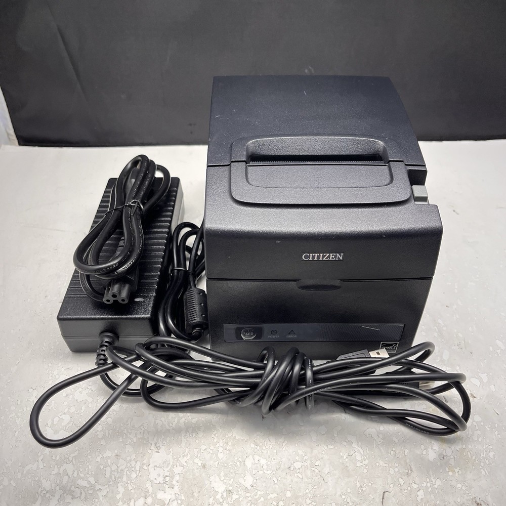Citizen CT-S310IIUBK TZ30-M01 Thermal POS Receipt Barcode Printer USB Serial J11