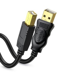 30ft USB 2.0 A to B Printer Cable for Printers, Scanners & Copiers High-Speed…