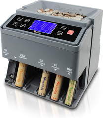 Professional USD Coin Counter, 300 coins/min Coin Counter Sorter with Quickload