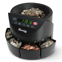 C100 Electronic Coin Sorter/Counter, Countable coins 1¢, 5¢, 10¢, 25¢, 250 co…