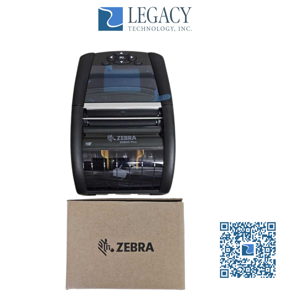 Zebra ZQ62-AUWA004-00 ZQ620 Plus Desk Industrial Mobile Direct Thermal Printer