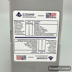 Pyramid APEX 7000 Bill Acceptor Validator – APEX-7600-UB1-USA 12V DC w/ Harness