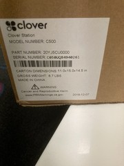 Clover Station C500 Point of Sale POS System w/ P550 Printer & Cash Drawer