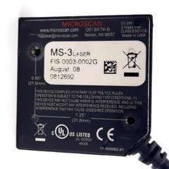 Microscan FIS-0003-0002G MS-3 Fixed Barcode Scanner, 1D, 5VDC, 1000 Scans/Second