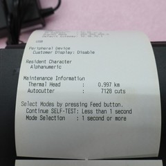 Epson TM-M30 Thermal Label Printer Print Tested W/Power Adapter T5