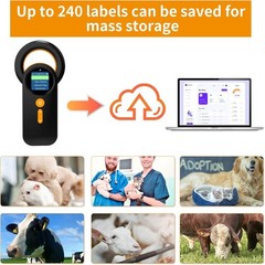 Innovative 3-in-1 Pet Microchip Reader with Rechargeable Battery & TFT Screen