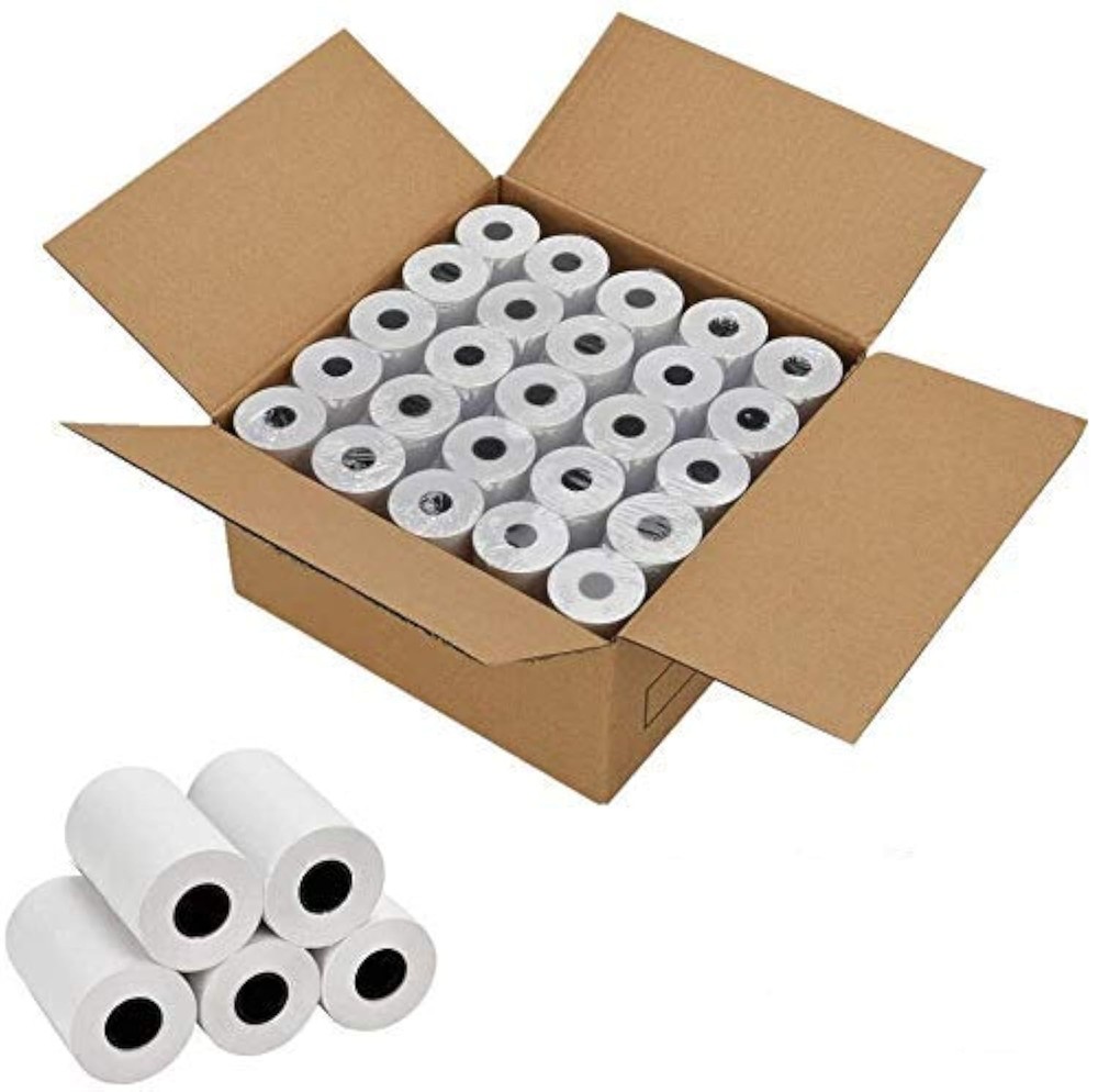 2 1/4 Inch x 50 FT Thermal Receipt Paper POS Credit Card Machine Rolls 50 PCS