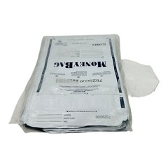 96 Bags Iconex SecurIT Tamper-Evident Deposit Bag Plastic 9 x 12 White 9419-0068