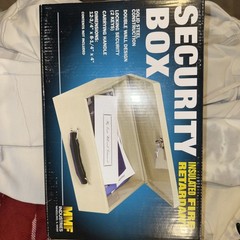 MMF Industries Locking Fire-Retardant Security Cash Box