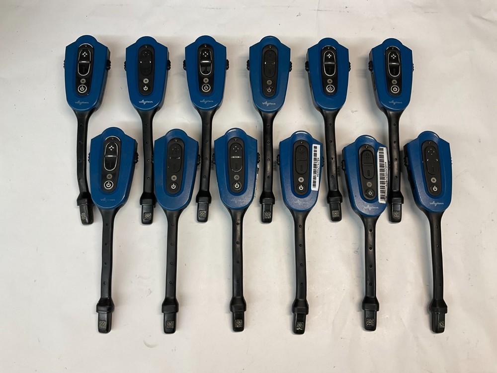 Lot of 12 Untested Vocollect SRX2 Wireless Headset Mic HD-1000-101