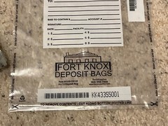 New Sealed Clear Deposit Bags 9 X 12 Pack of 100 Fort Knox #630-19122