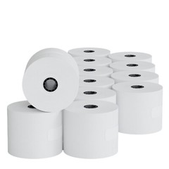 Upgrade UPG3001B Adding Machine Rolls, 2-1/4” x 150 ft, Lint-Free, 12-Pack, USA
