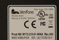 VERIFONE E231 DELL VENUE 8 SCANNER AND CARD READER CASE M173-210-01-WWA