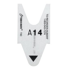 Turn-O-Matic T80 White 3 Digit Take a Number Tickets for D80 Ticket Dispenser –