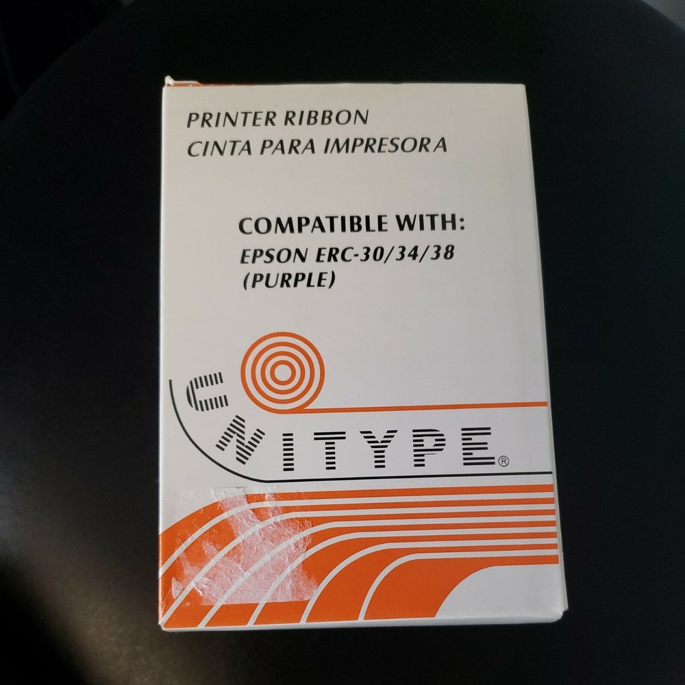 *lot of 2* Unitype printer ribbon – compatible with Epson ERC-30/34/38 + more