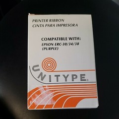 *lot of 2* Unitype printer ribbon – compatible with Epson ERC-30/34/38 + more