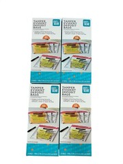 100 Tamper Evident Deposit Bags 9″ by 12″ 4 boxes of 25 NEW, Unopened, unused.