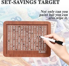 Cash Vault Wooden Savings Box Wooden Cash Saver Money Box Cash Saver Box