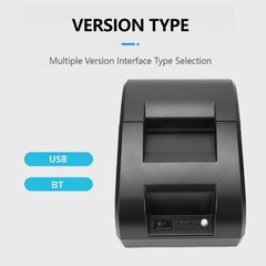 58mm Portable Thermal Receipt Printer Bluetooth USB Compatible With And NECJ